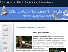 Tablet Screenshot of dove-release.net